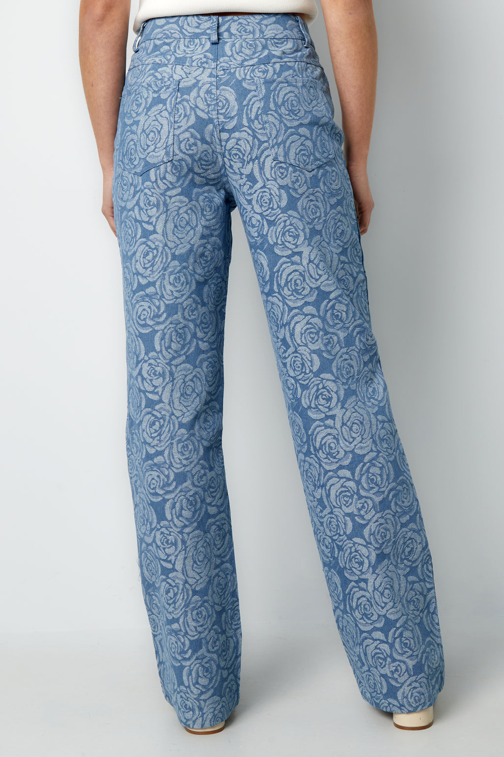 Flower fusion broek