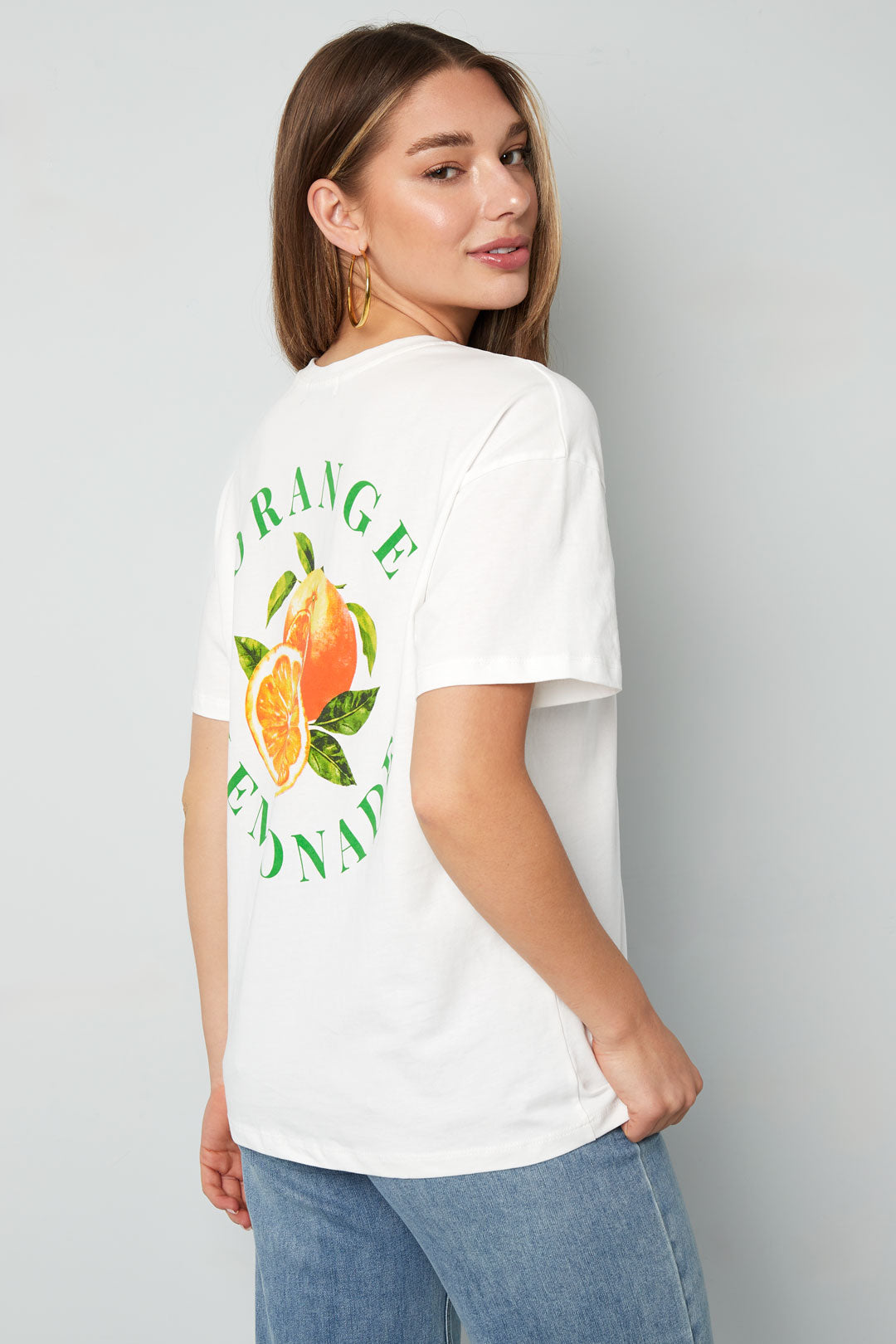 T-shirt Oranje Limonade