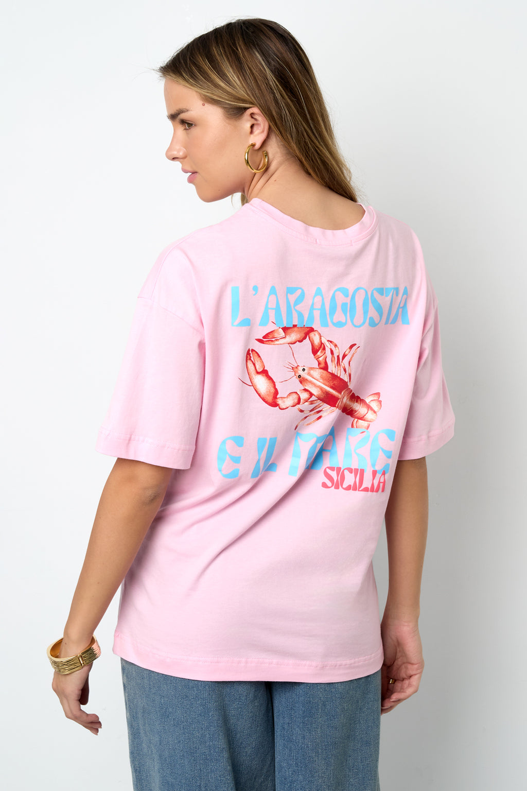 Oversized T-shirt van Aragosta Riviera Sicilia
