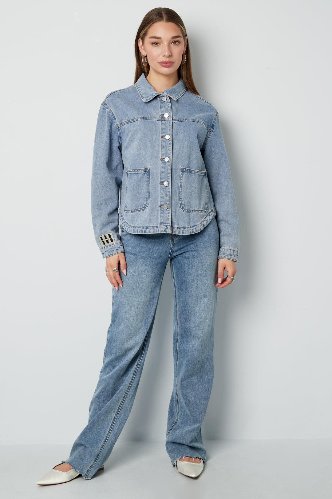 Gimme denim blouse