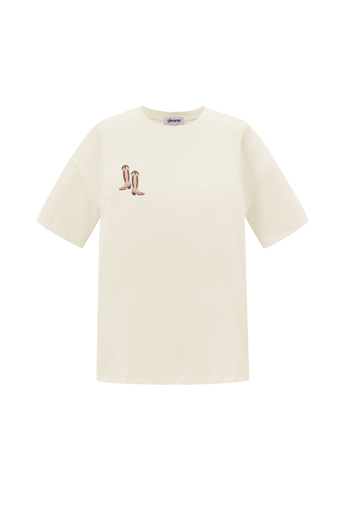 T-shirt Cowboylaarzen