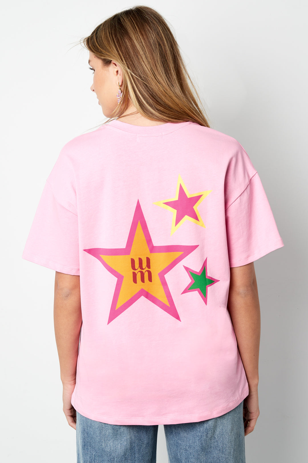 T-shirt gimme stars - Groen
