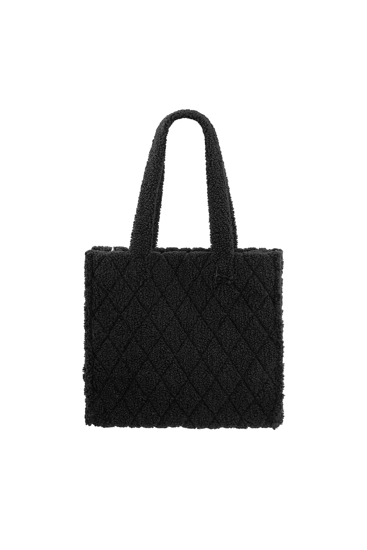 Fuzzy tote tas