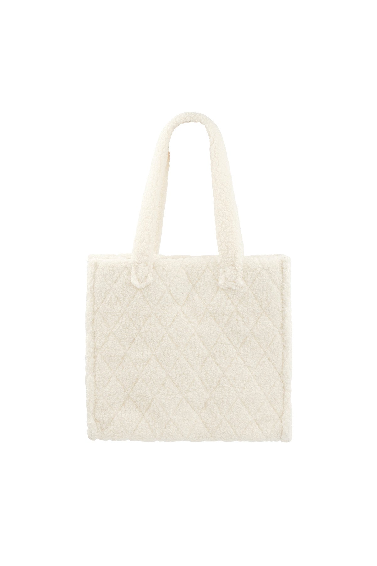 Fuzzy tote tas