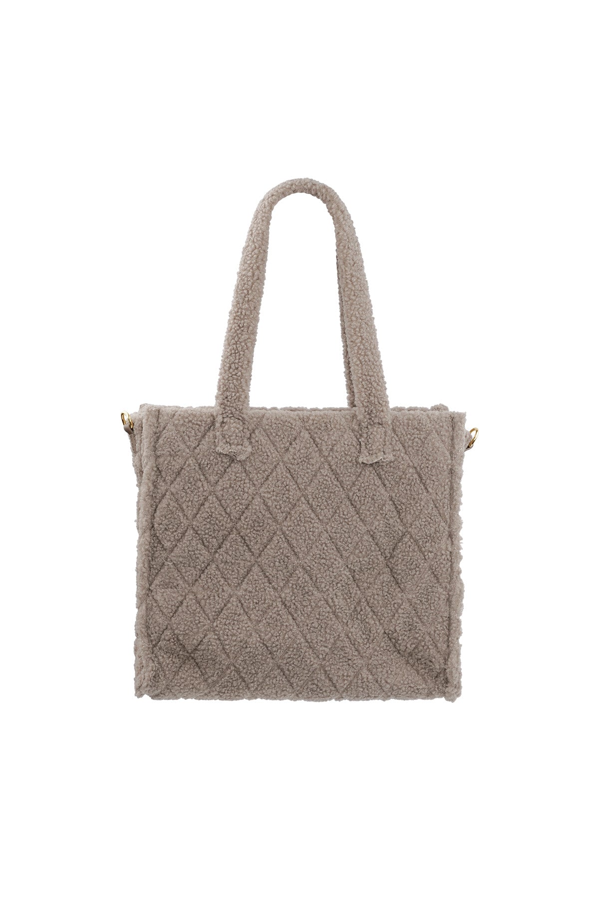 Fuzzy tote tas