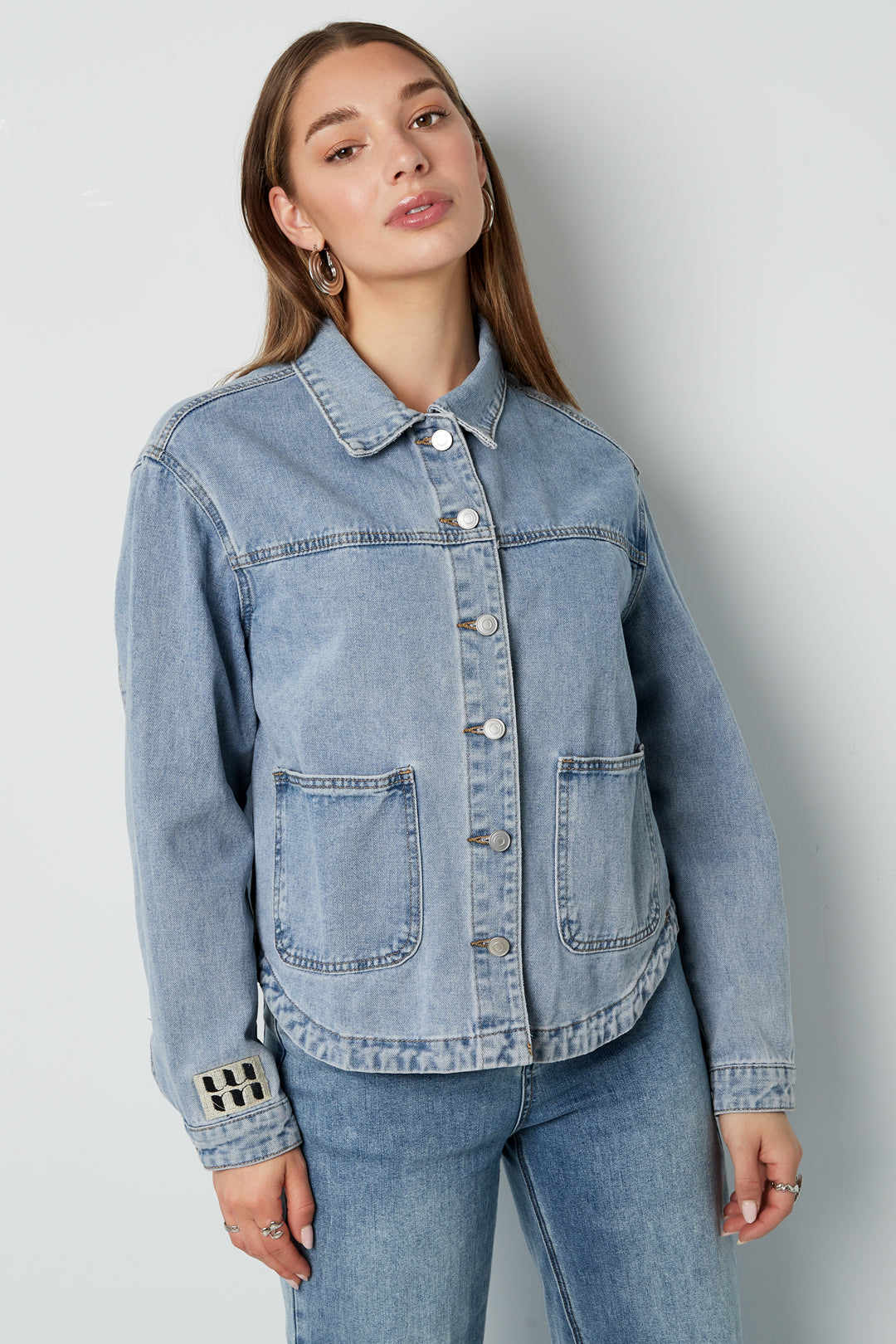 Gimme denim blouse