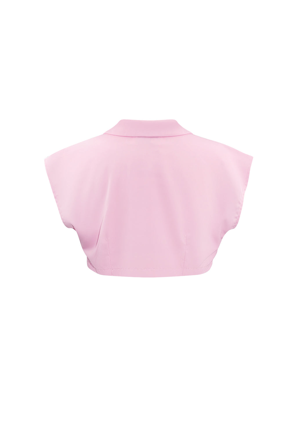 Cropped top met knoop