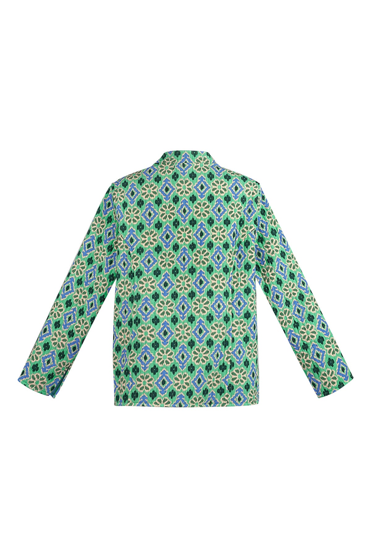 Jas groene print - groen