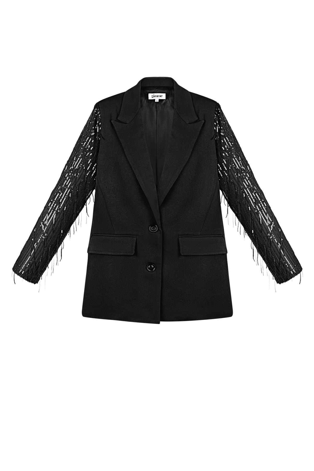 Blazer glitter mouwen