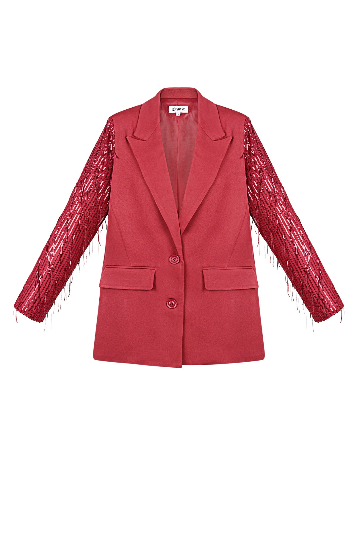 Blazer glitter mouwen