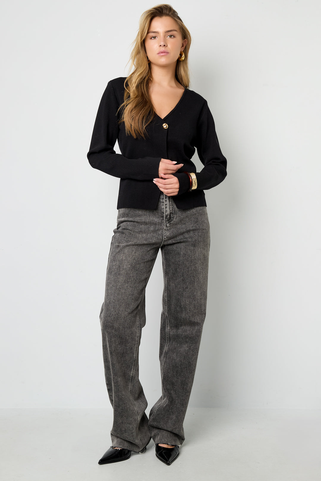 Een symmetrische cardigan