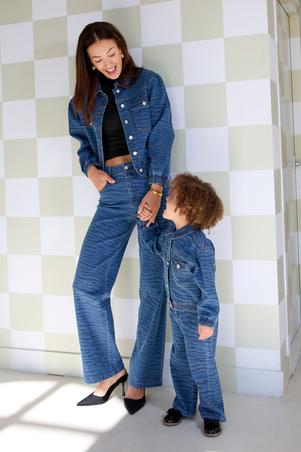 Twinning zebra style jas