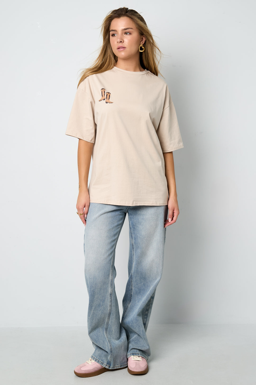 T-shirt Cowboylaarzen