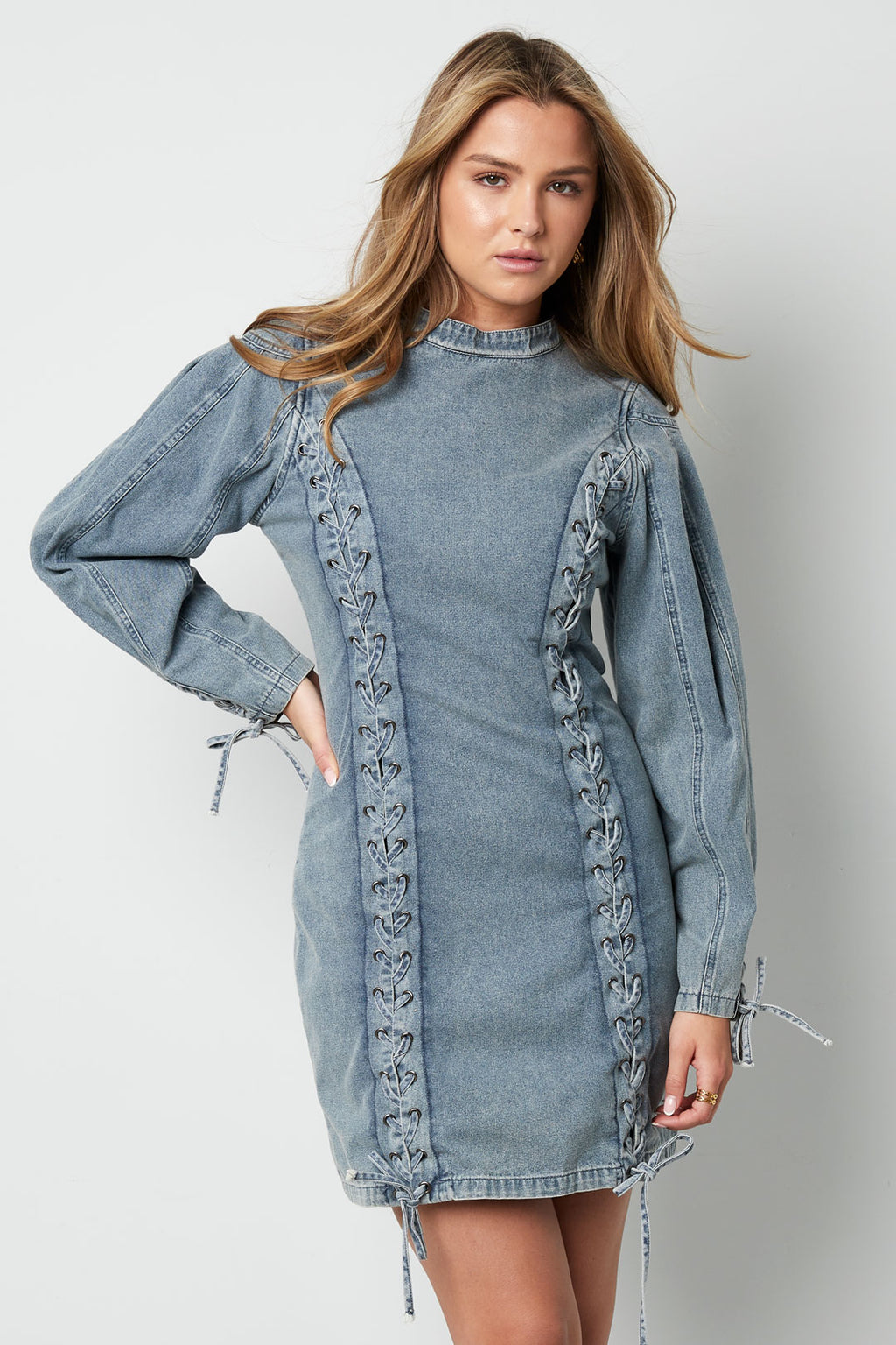Denim veter jurk